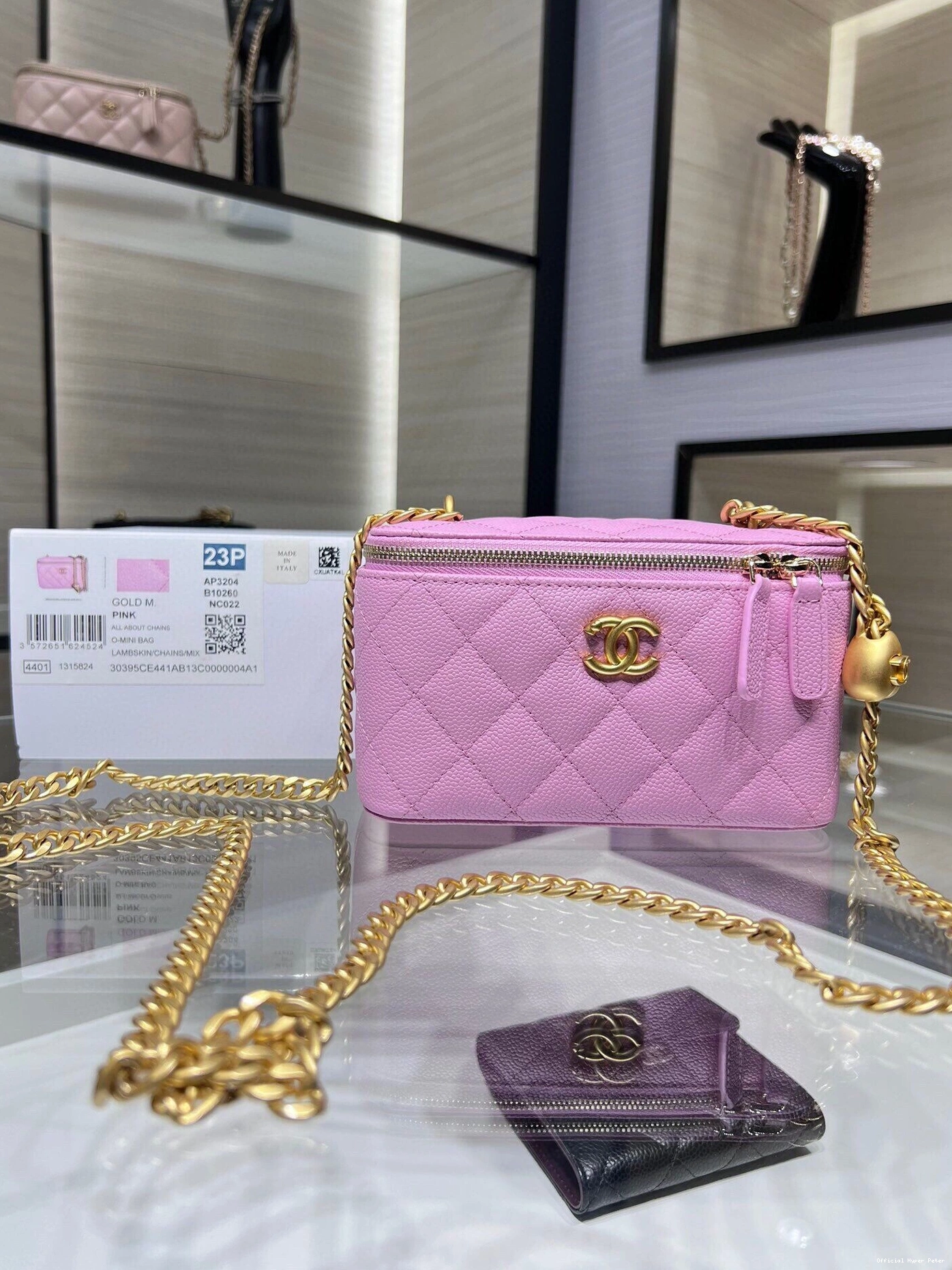 Hyper Peter CHAIN WITH SMALL VANITY CHANEL CHANELASSIC 0725